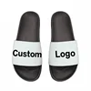 Eva Plain Slide Sandal,Black Pvc Mens Slide Sandal Custom Logo Slide Sandal Men woman Slipper