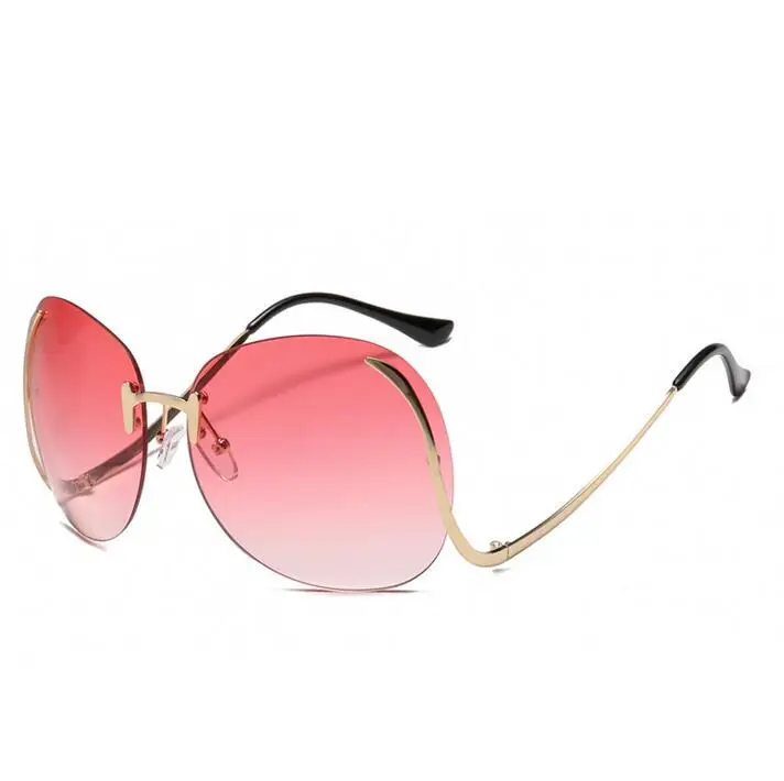 Wiipu Oversized Transparent Sunglasses Women Rimless Clear Gradient Color Sun Glasses
Wiipu Oversized Transparent Sunglasses Women Rimless Clear Gradient Color Sun Glasses