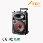 TEMEISHENG AL1201 Powerful trolley audio 12 inches active speaker with usb,sd slot,fm