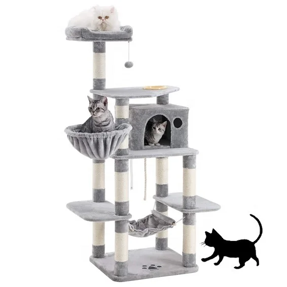 High Quality New Design Indoor Cat Tree House Scratcher Tower Wholesale Pet Product For Kitten, Burgundy, dark grey,beige or customized
High Quality New Design Indoor Cat Tree House Scratcher Tower Wholesale Pet Product For Kitten, Burgundy, dark grey,beige or customized