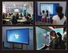 Professional for classroom teaching touch monitor led tv Anti-glare ce rohs fcc