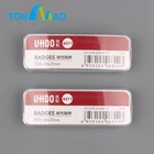 high-end magnetic plastic tag blank chest card name badge tags for staff