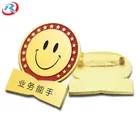 custom perfect Metal soft enamel emblem badge wholesale