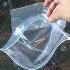 Transparent zip locked polybag resealable pe plastic bag wholesale price