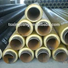large diameter hdpe 80 grade pipe directly buried insulated steel district heating epoxy coating steel pipe