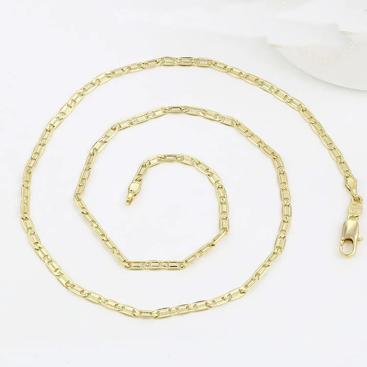42907 Xuping Women Necklace, 14k gold chain necklace, Fashion copper sector chain necklace
42907 Xuping Women Necklace, 14k gold chain necklace, Fashion copper sector chain necklace