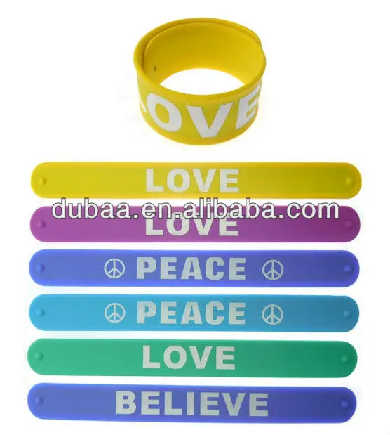 wristband fashion bracelet with logos,promotional gifts silicone