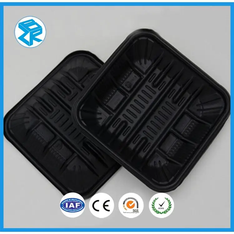 Fantastic pvc disposable fast food serving trays