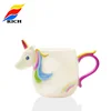 Oem Handcrafted 3d Cheap Creative Unicorn Ceramic Coffee Mug