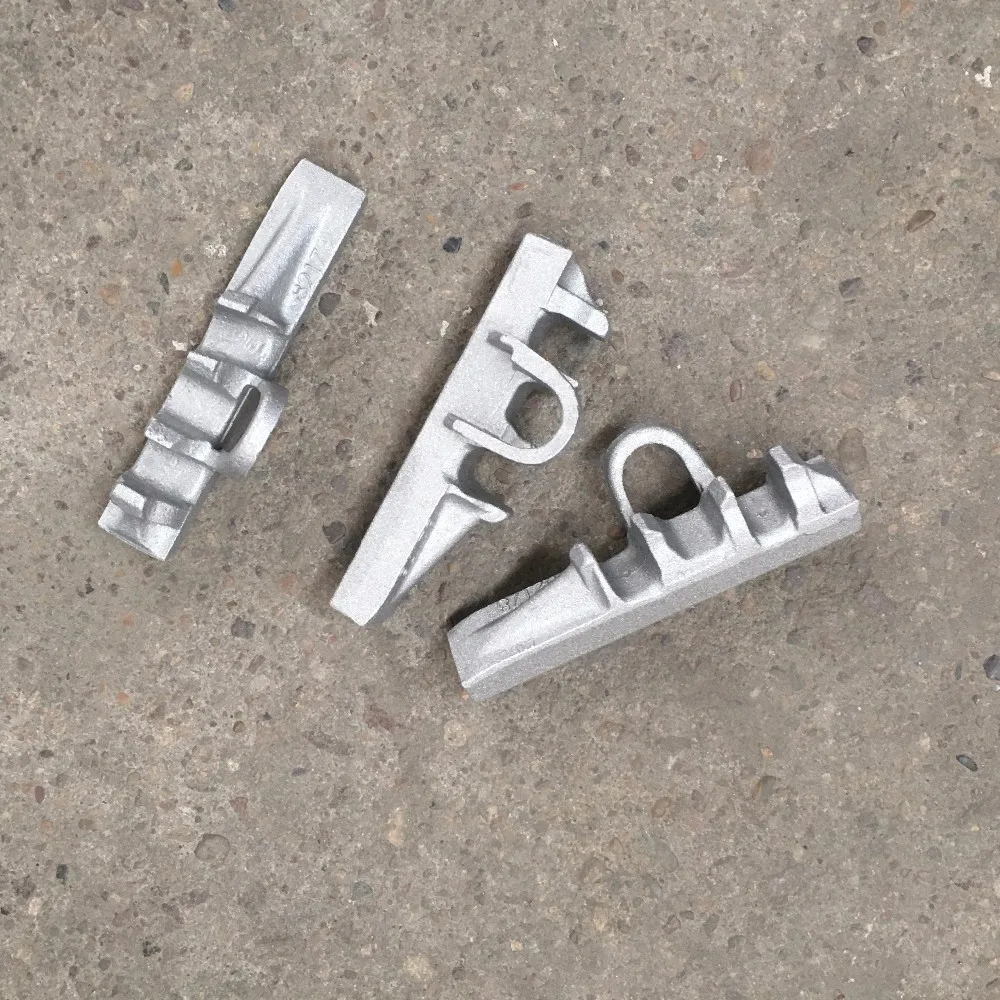 Supply oem cast aluminum conductor support bracket as drawing by gravity casting and sand casting
