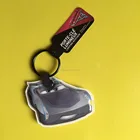 Promotional car shape key chain / custom pvc rubber keychain with led / plastic cars 3 silicone keychain