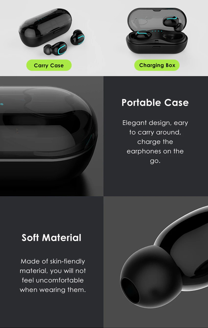2019 New Products wholesale TWS Earphone cute HiFi stereo earphone Headphone,In Ear mobile phone earphone - ANKUX.COM