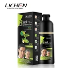 Ginseng herbal natural black shampoo in 5 minutes white hair become black hair instant black hair shampoo