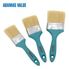Flat brush pure pig bristles,paint brush wood handle,bristle brush with wooden handle CF1831202