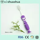 Wholesale custom 3d cartoon Soft Bristles stand up penguin cute Kids Toothbrush