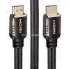 50 meter rohs hdmi 20m cable HDMI cords Cable 4K 3D Zinc Alloy metal shell Cable hdmi24k gold plated TV 10m 15m