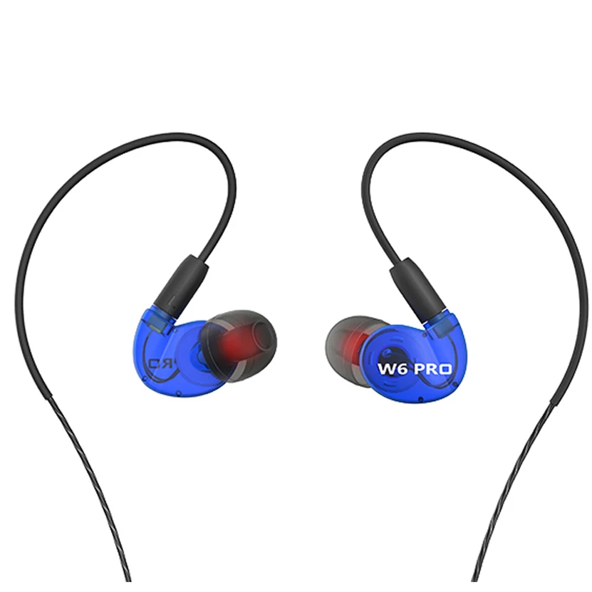 QKZ W6 PRO 3.5mm Jack fone de ouvido Outdoors Sports Earbud Hifi Quality Detachable Headphone - ANKUX.COM
