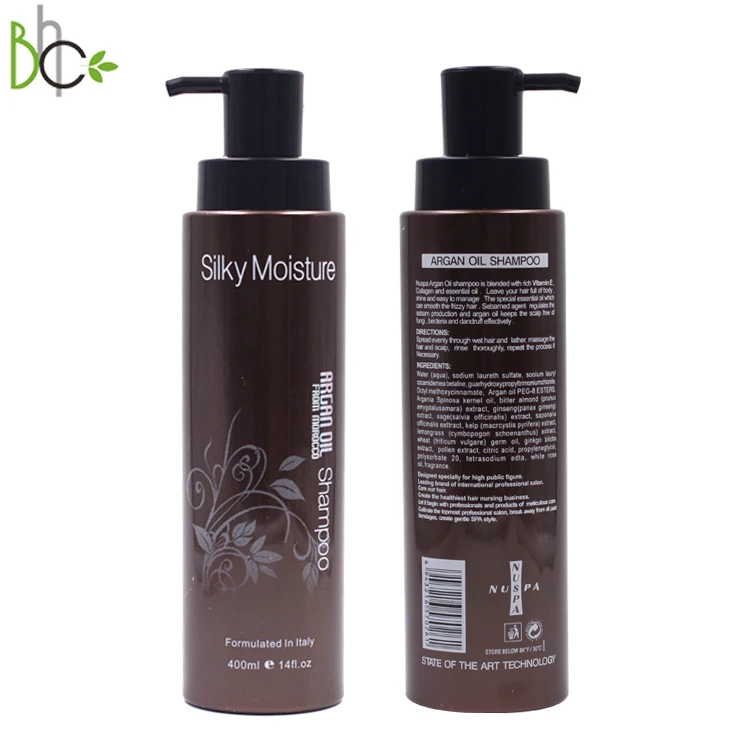 NUSPA organic Argan Oil silky shine Sulfate - free 400ML 1000ML hair shampoo