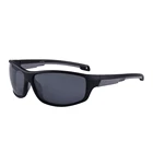 Cool classical black polarized sports sun glasses sunglasses