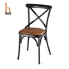 Factory sale Outdoor Indoor Rustic Style X Cross Back Events Dining Restaurant Chair