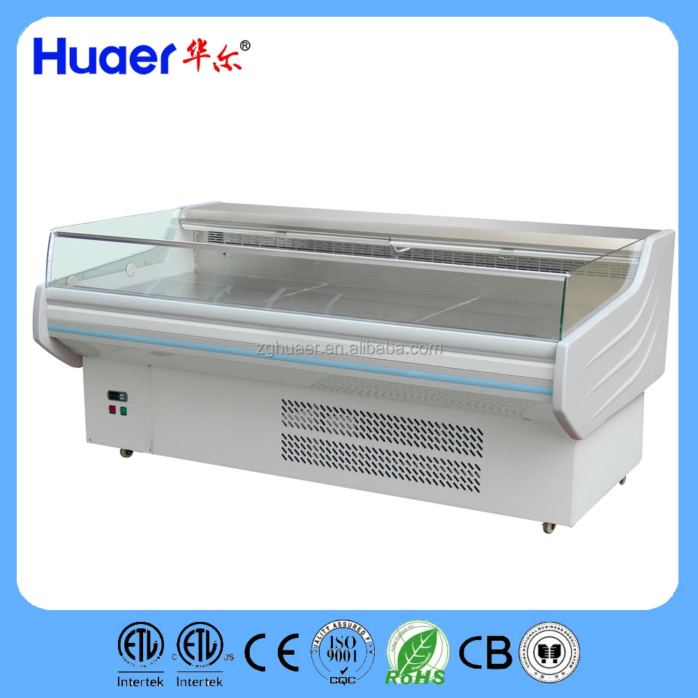 2m Commercial Fresh Meat Display Refrigerator Showcase Cooler Chiller