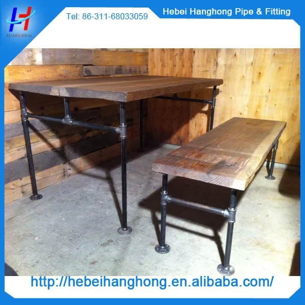 Codo De Ajuste De Tubería Negra Steampunk De Hierro Maleable 3/4,Tee