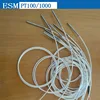 Best Quality Thermal Resistance, Temperature Sensor PT100 With Dimensions 4mm* 40mm* 1000mm Wire 3-wire Range -50~200