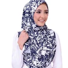 Customize print multiple color silk hijab scarf