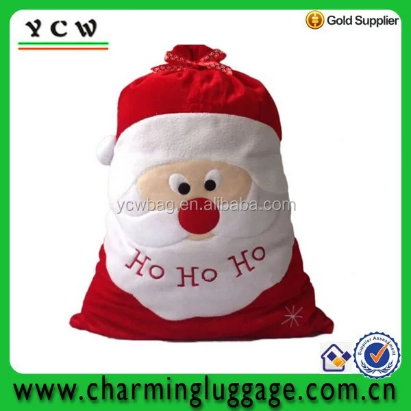Christmas Santa Sack Stocking Present Drawstring Gift Bag Christmas Santa Sack Stocking Present Drawstring Gift Bag