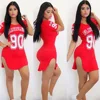 hot sexy dresses red women party dresses ladies clothes in stock