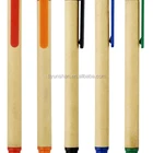 Paper barrel promotional smooth writing ball pen