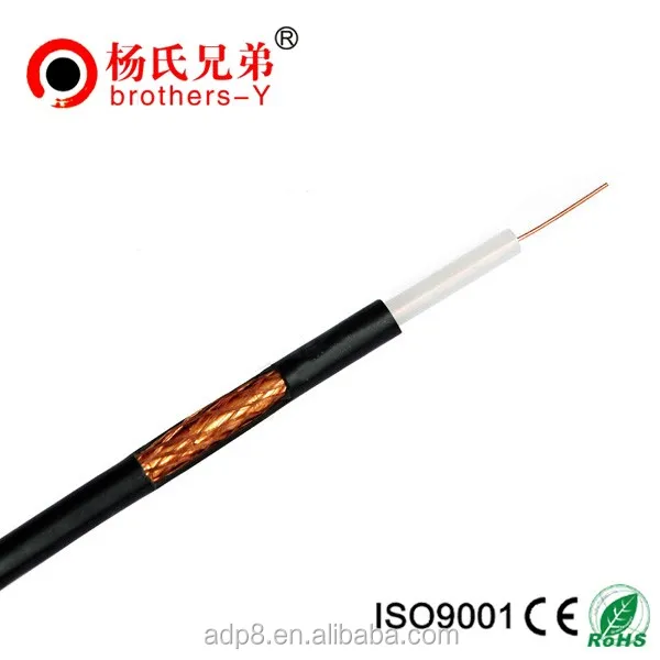 semi finished coaxial cable RG6 / RG58 / RG59 / RG11 with ce / ul certificate brothers young factory