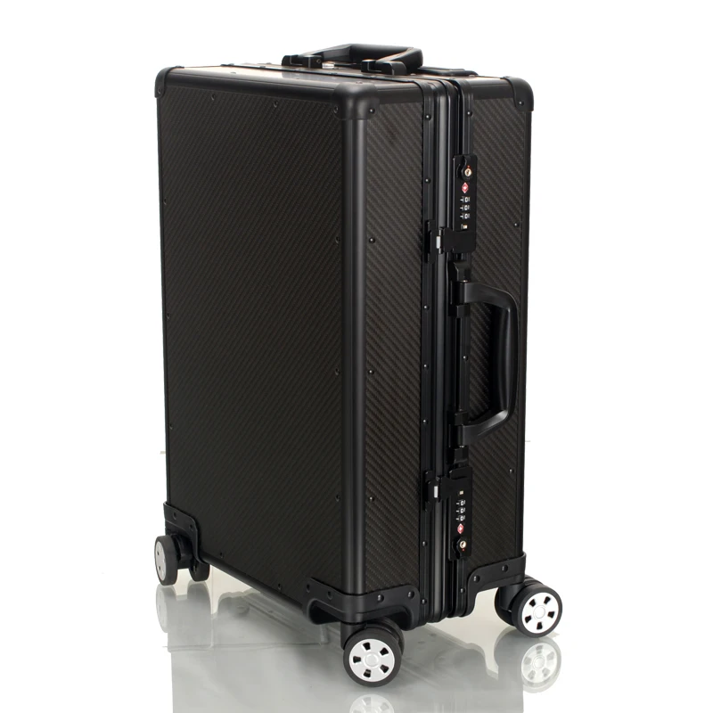 1 Order Wholesale Real Luxury Carbon Fiber Luggage For Men Aluminum Frame Suitcase 20/ 22/ 24 High End Brand Trolley Bag, Black
1 Order Wholesale Real Luxury Carbon Fiber Luggage For Men Aluminum Frame Suitcase 20/ 22/ 24 High End Brand Trolley Bag, Black