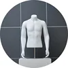 XINJI High Quality Cheap Used Man Size Model Half Body Torso Male Mannequin White