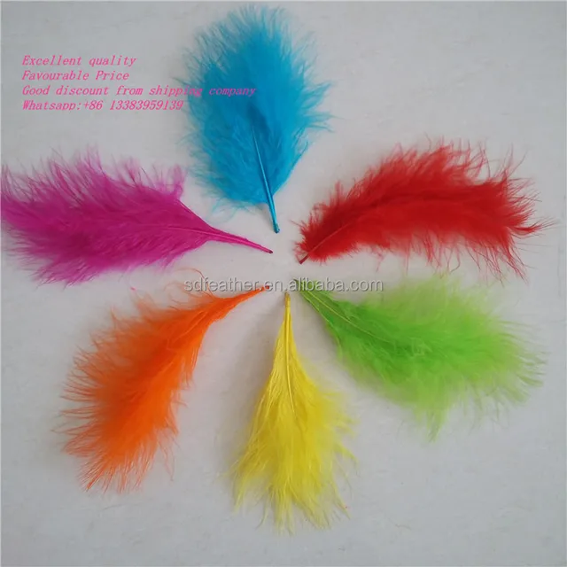 natural colorful marabou turkey feathers for sale wholesale