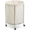 Factory Sale folding laundry basket with wheels