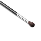 Logo Customization Single Oval Brush Single Oval Highlighter Eye Blender Black Handle Goat Hair Makeup Brush Wholesale