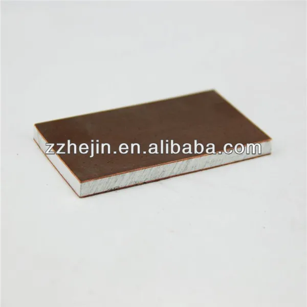 Aluminum copper clad metal plate