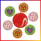 New 1" Inch Clear Round Epoxy Stickers,Bottle Cap Epoxy Stickers PU Resin Drops