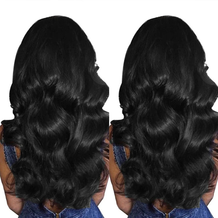 Cheap 22 24 26 28 30 Inch Brazilian Hair Double Drawn Purple Human