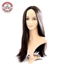 Top Grade Unprocessed 100% Best Human Hair Kosher Wigs With Silk Top And Machine Weft Back
