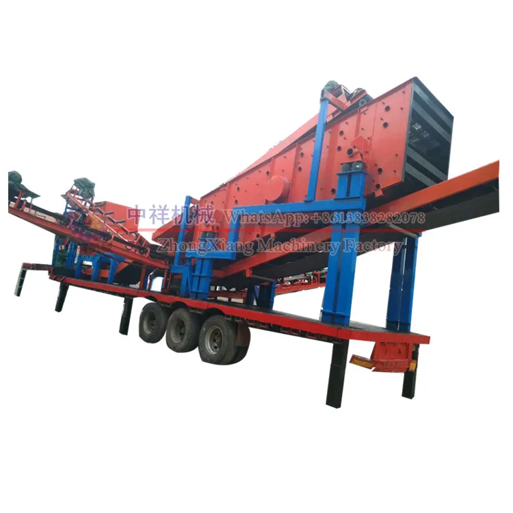  Portable mounted stone quarry impact crusher plant cote di'voire