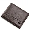 New Fashion Men's Wallets Genuine Leather Bifold Rfid Blocking Wallet Factory Custom wholesale