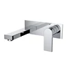 wall mounted concealed chrome basin recessed brass body faucet tap china chrome face basin tap