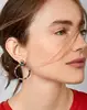 Kaimei 2019 hot selling products new Fashion Big Rhinestone Hoop Earrings Woman