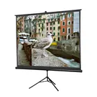 High Quality Wholesale Portable roll up Adjustable Flexible Tripod Projector Projection Screen