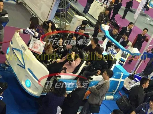 Amusement New trend 9d vr simulator , interactive video game 9d virtual reality cinema machine