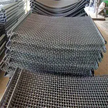 flat top crimped vibrating screen mesh