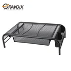 Latest Universal Metal Desktop Vented Monitor Stand Riser for Computer or Laptop