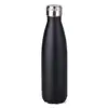 17oz Cola Shape Vacuum Double Wall Sports Insulated Stainless Steel black travel Water Bottle